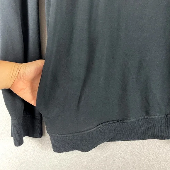 Travis Mathew Newport 1/4 Zip Pullover Mens XL Black Stretch Pockets Golf Logo - Picture 11 of 16